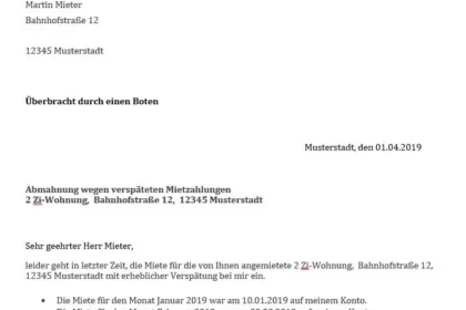 Tipps zum Umgang mit Abmahnungen bei Mietwohnungen: So vermeiden Sie die KÃ¼ndigung