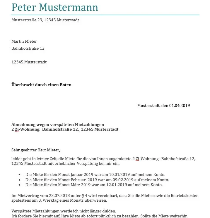 Tipps zum Umgang mit Abmahnungen bei Mietwohnungen: So vermeiden Sie die KÃ¼ndigung