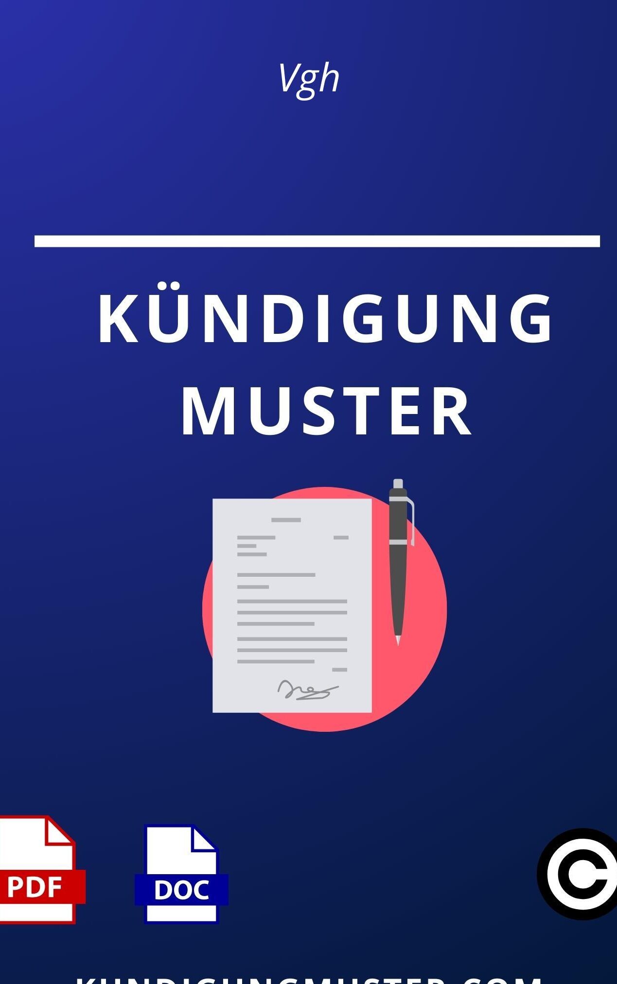 VGH Versicherung kÃ¼ndigen: Kostenlose KÃ¼ndigungsvorlage zum Download