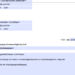 Kündigung im Verein schreiben: Kostenlose Vorlage für die einfache Abwicklung Kündigung im Verein schreiben: Kostenlose Vorlage für die einfache Abwicklung