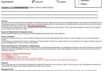 KÃ¼ndigung Verein Schreiben: Kostenlose Vorlage zum Herunterladen.