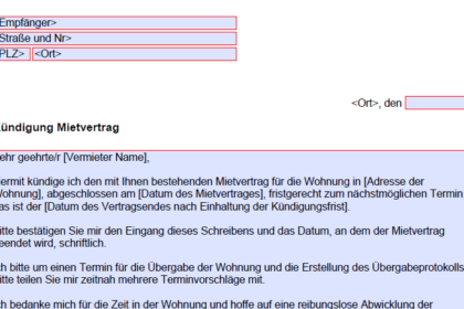 Wohnung kÃ¼ndigen per E-Mail: Muster & Tipps fÃ¼r die reibungslose Abwicklung